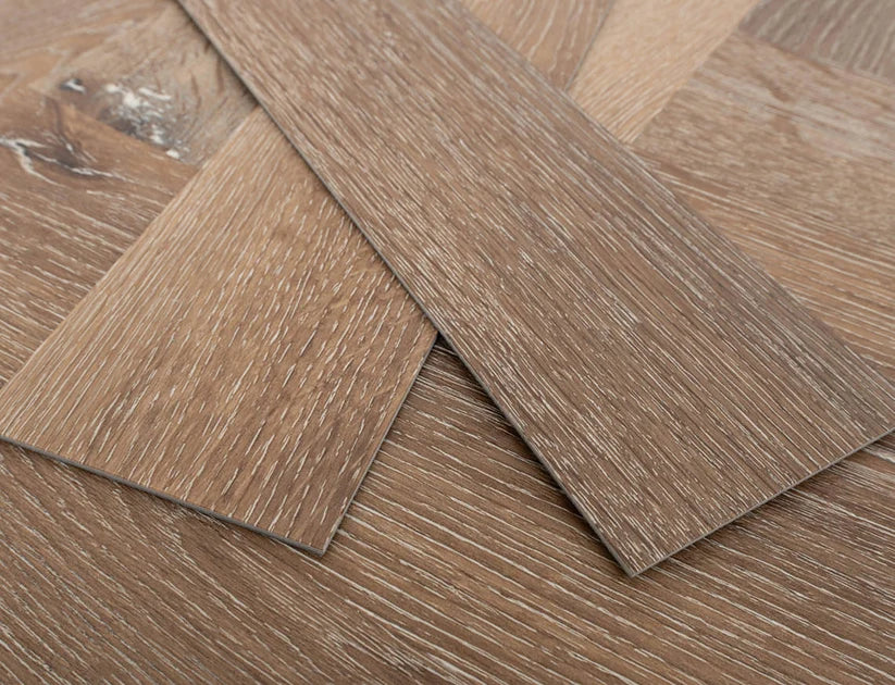 Alba Moonstone Oak Herringbone 2.5mm Glue Down LVT