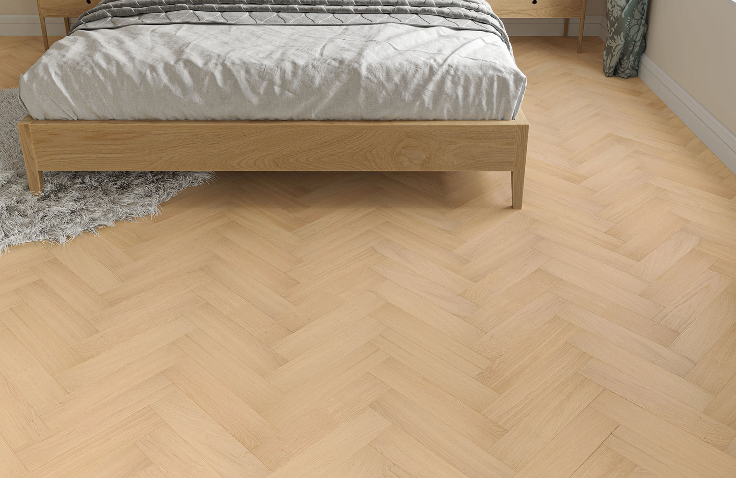 PrimeLine Norwyn Oak 20mm Herringbone Engineered Wood Flooring