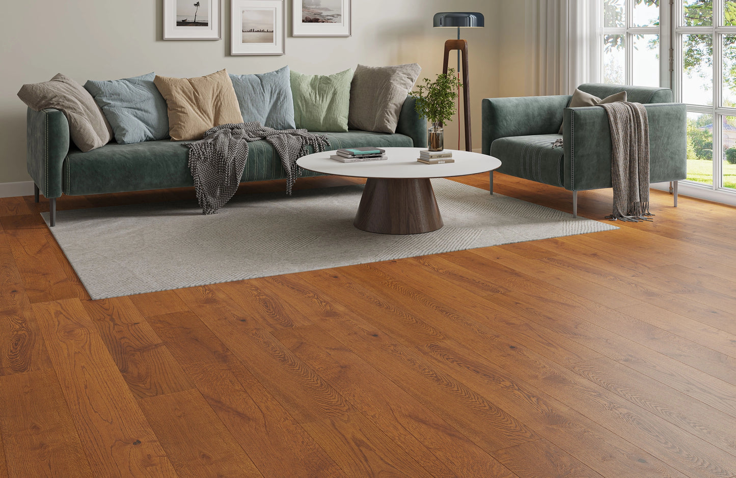 Woodland Radcliffe Long Board Oak Engineered Wood Flooring