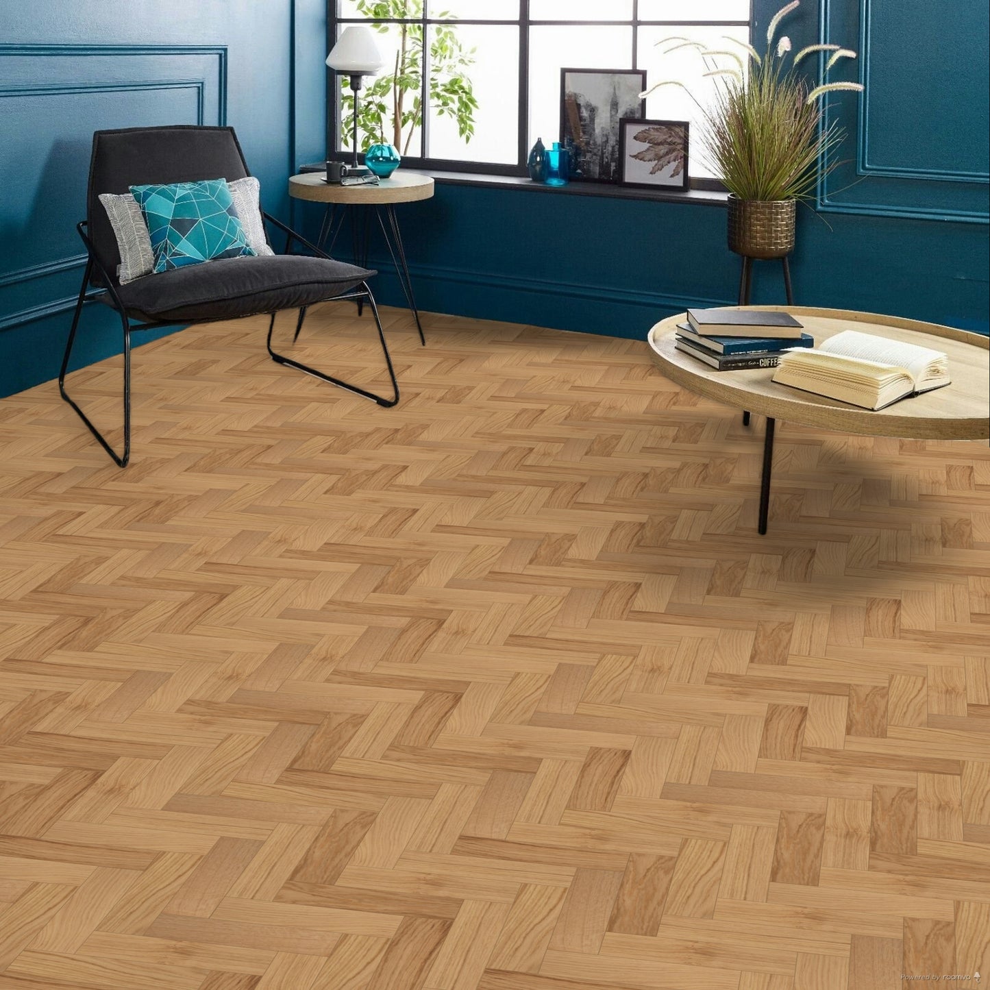 Verona Redhill Herringbone Oak Engineered Wood Flooring