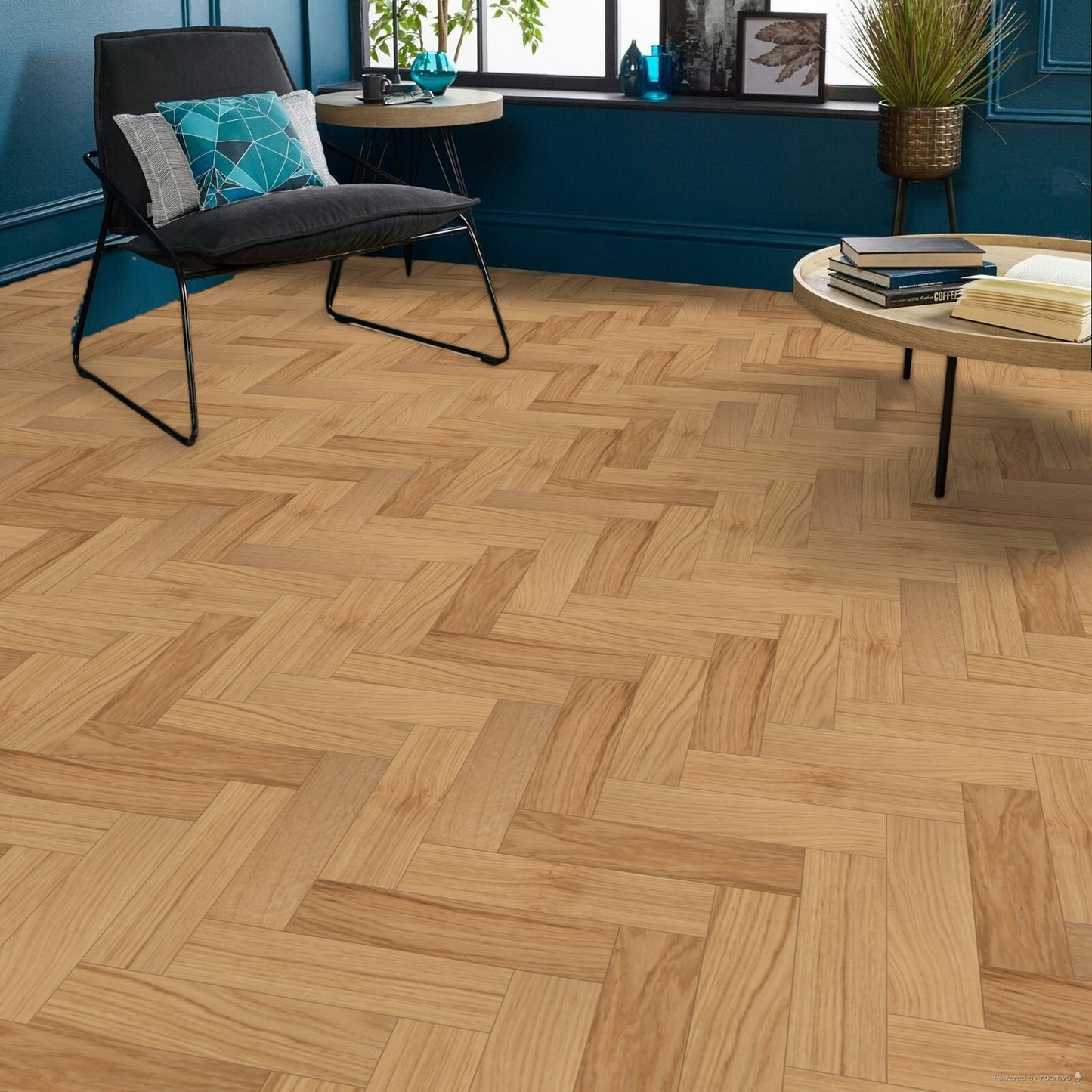 Verona Redhill Herringbone Oak Engineered Wood Flooring