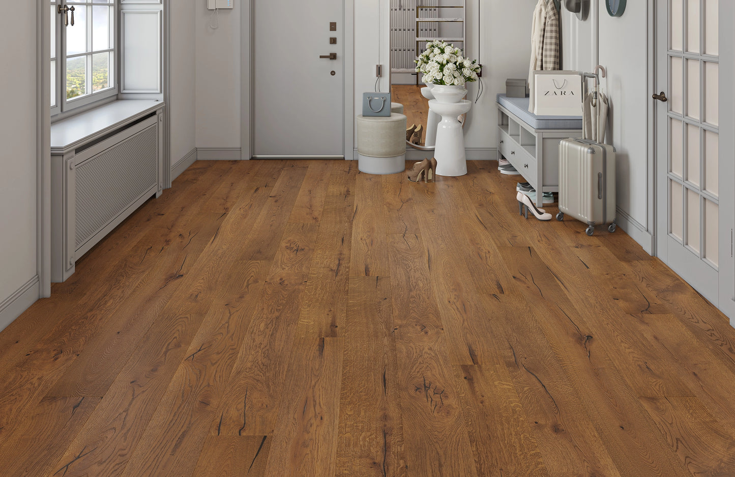Holloway Rockwood Oak 15mm Straight Plank Engineered Wood Flooring
