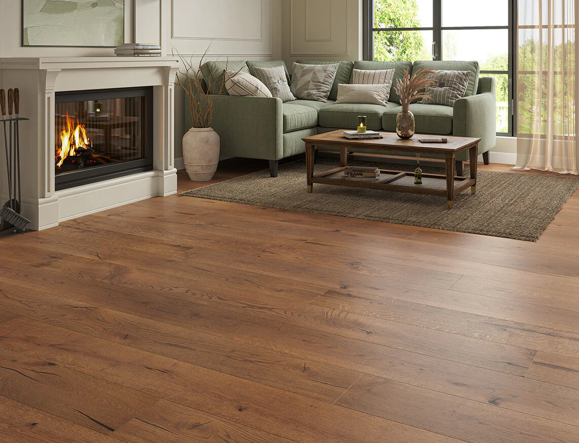 Holloway Rockwood Oak 15mm Straight Plank Engineered Wood Flooring