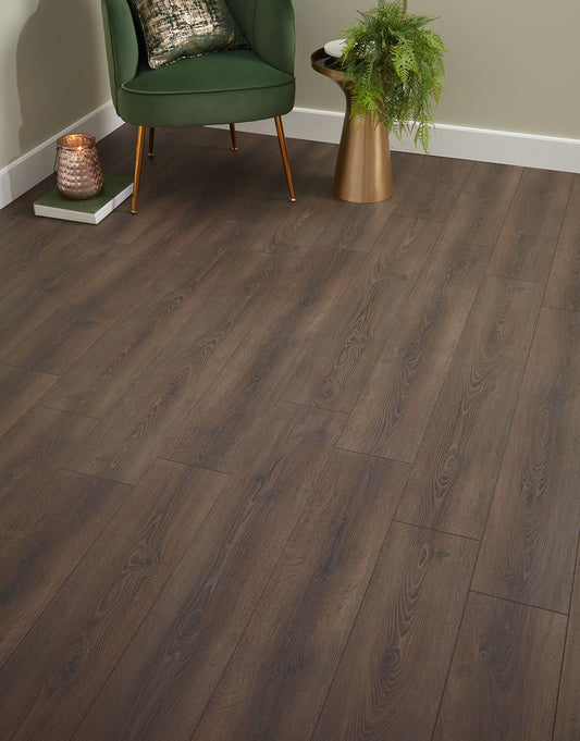 STEP Click Plus Lussac Brown Laminate Flooring