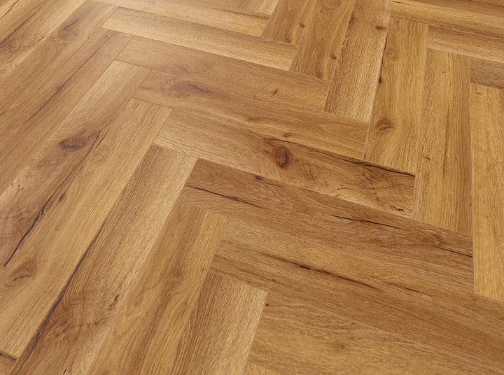 Starward Nova 12mm Herringbone Laminate Flooring