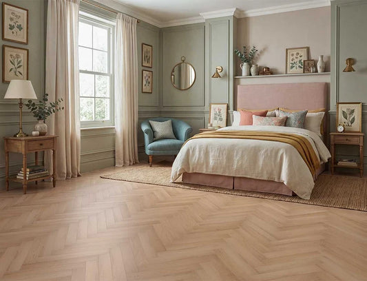 Alba Suncrest Oak Herringbone 2.5mm Glue Down LVT