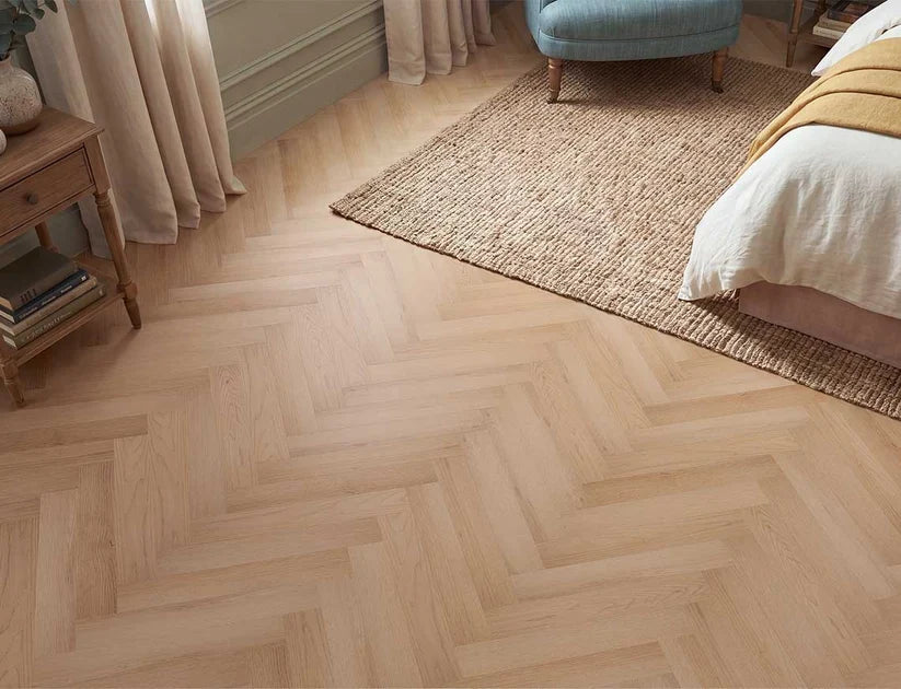 Alba Suncrest Oak Herringbone 2.5mm Glue Down LVT