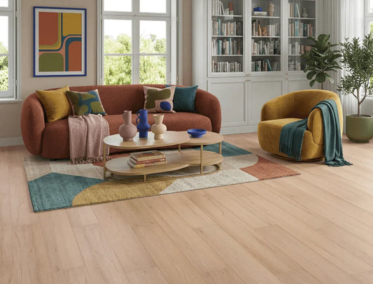Waterproof Alba Suncrest Oak 2.5mm Glue Down LVT