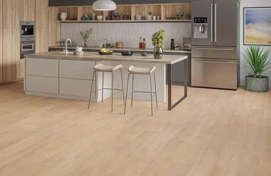 Waterproof Alba Sunrise Oak 2mm Glue Down LVT