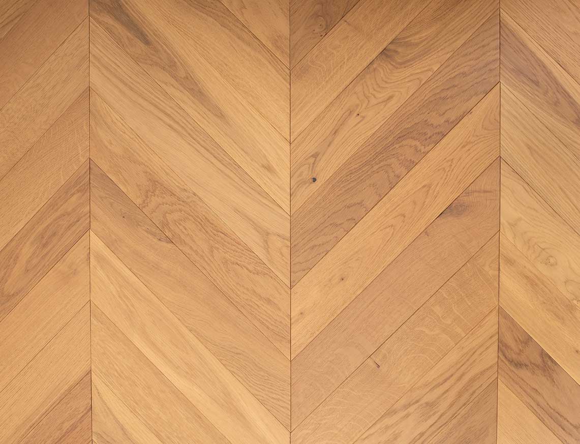 Trentham Oak 14mm Chevron Engineered Wood Flooring