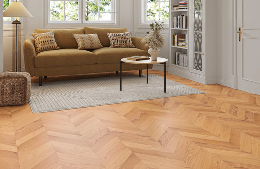 Trentham Oak 14mm Chevron Engineered Wood Flooring