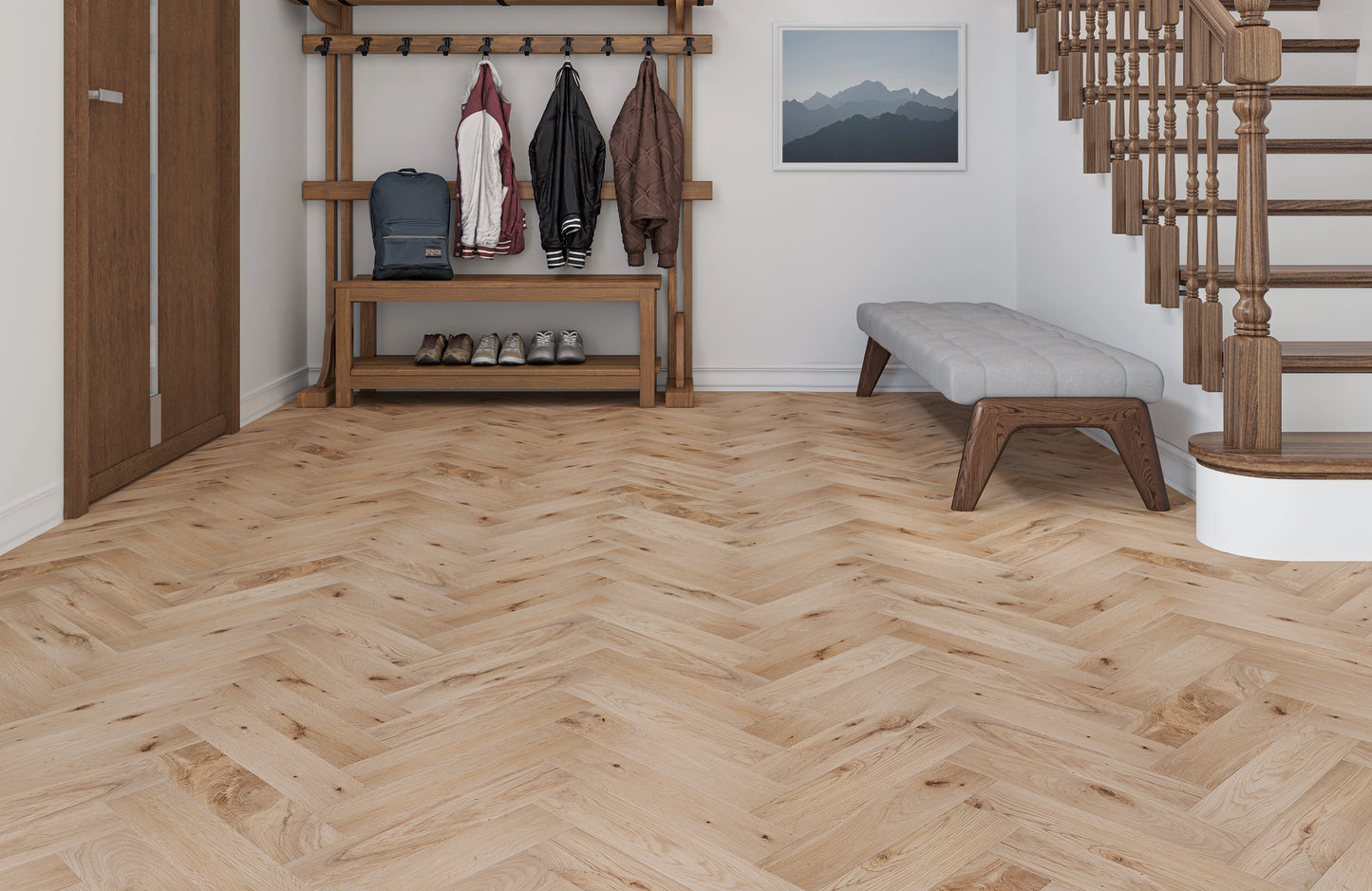 Verano Timber Solid Oak Herringbone Flooring