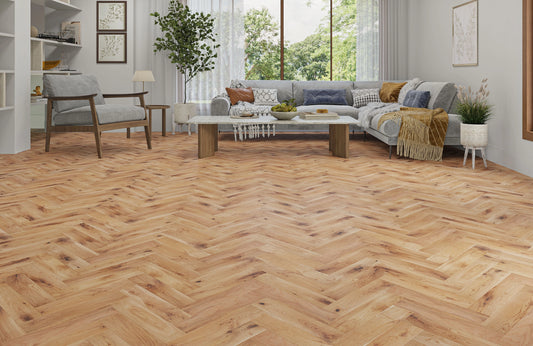 Vionne Timber Solid Oak Herringbone Flooring