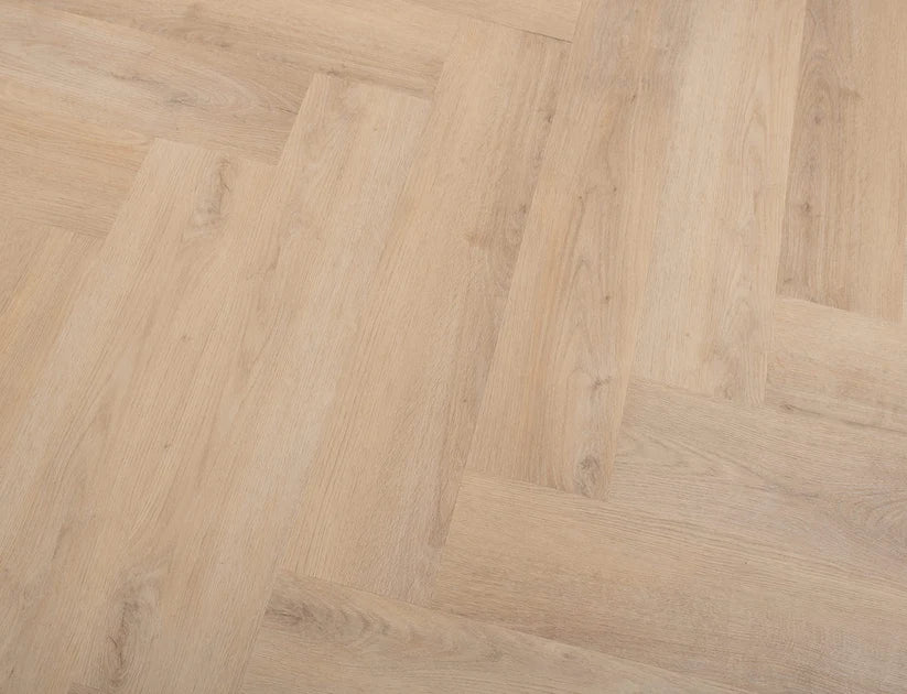 Luma Walnut Oak 3mm Herringbone Waterproof Glue Down LVT