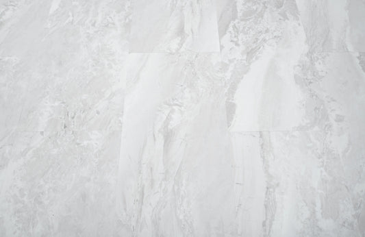 Waterproof LuxeTile SnowRock Oak 2mm Glue Down LVT