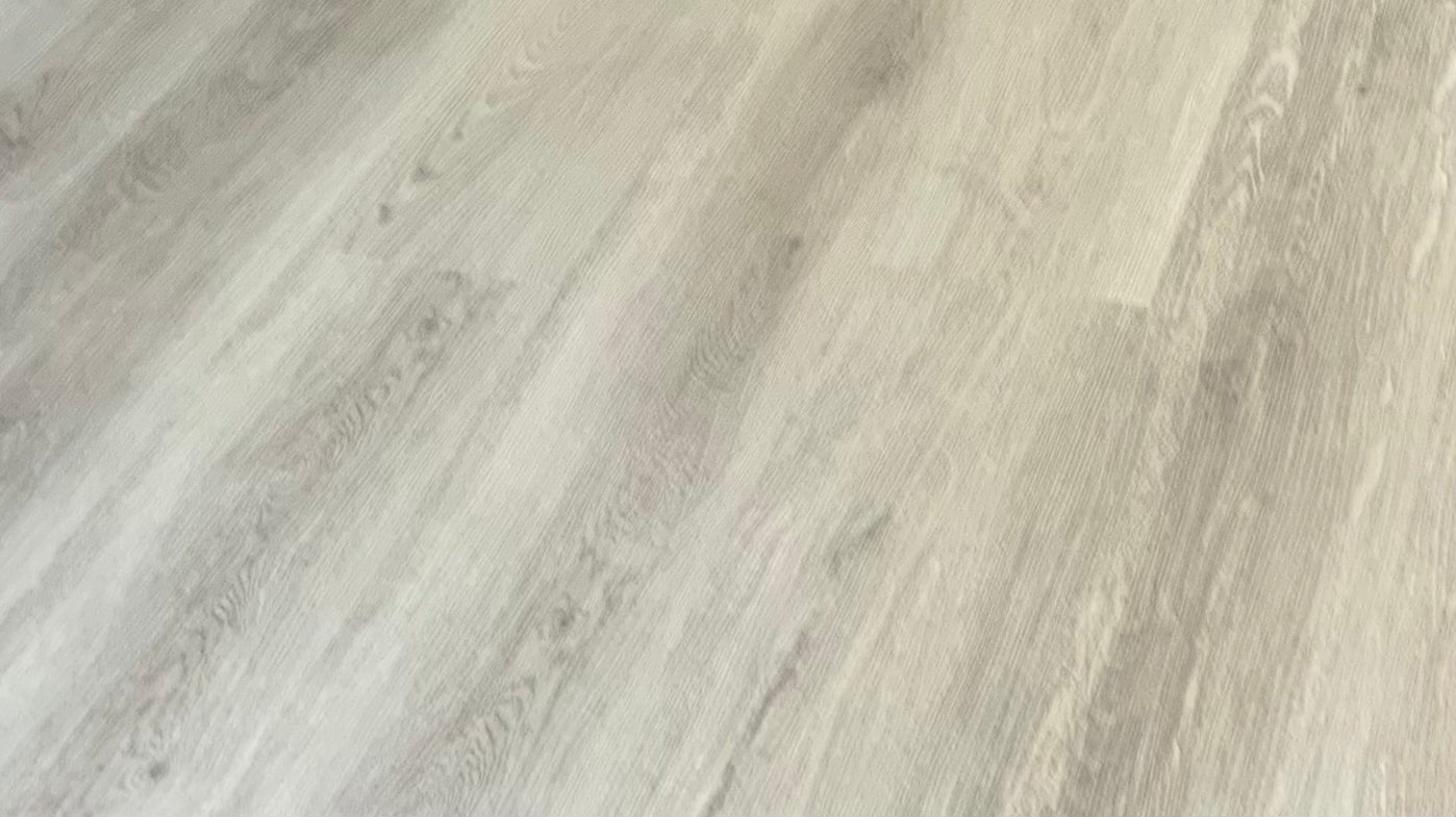 Waterproof Ashen Grey Oak  Plank LVT Rigid Core SPC Click Luxury Vinyl Tile Flooring