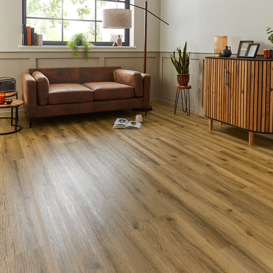 Waterproof Prime Warm Oak SPC LVT Click Luxury Vinyl Tile Flooring