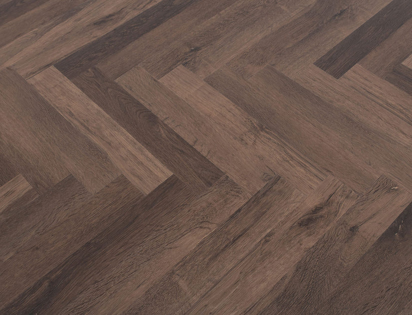 Alba Whisper Oak Herringbone 2.5mm Glue Down LVT