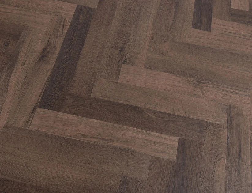 Alba Whisper Oak Herringbone 2.5mm Glue Down LVT