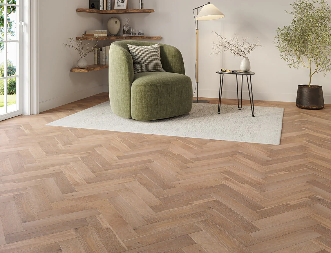 Holloway Windermere Oak 15mm Herringbone Engineered Wood Flooring