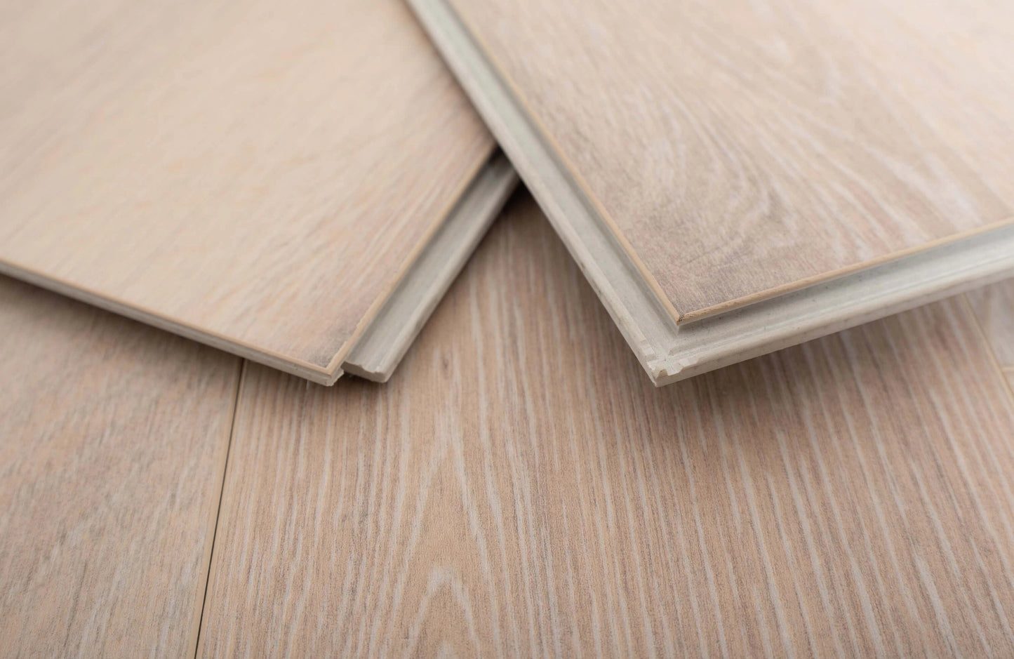 Two wooden panels on a wooden surface