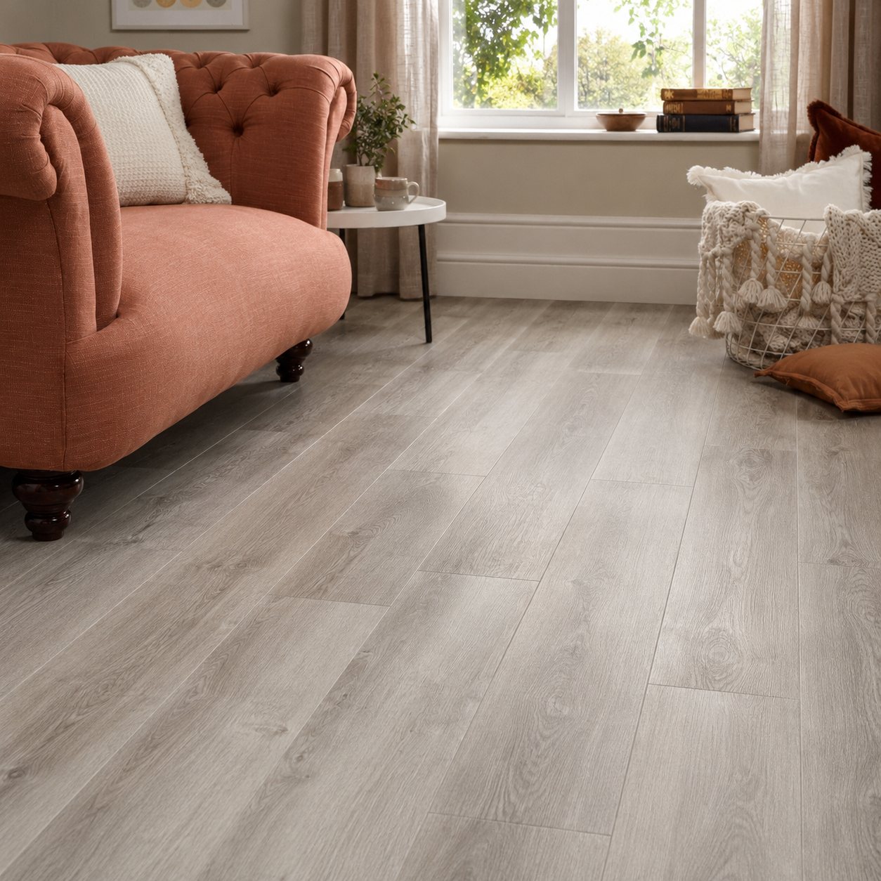 Sovereign Coal Oak 6mm Plank LVT Rigid Core SPC Click Luxury Vinyl Tile Flooring