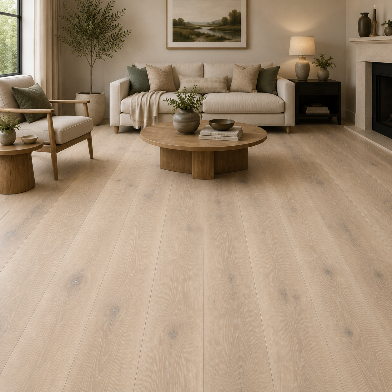 Haven Hearth Oak Long Board 14mm Brushed & Oiled Engineered Wood Flooring
