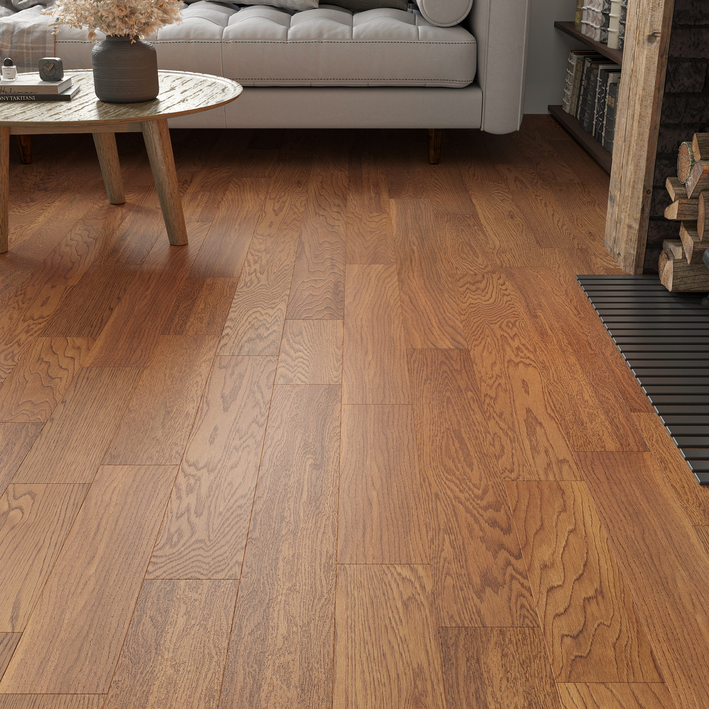 Woodland Crestwood Oak 14mm Brushed & Oiled Engineered Wood Flooring