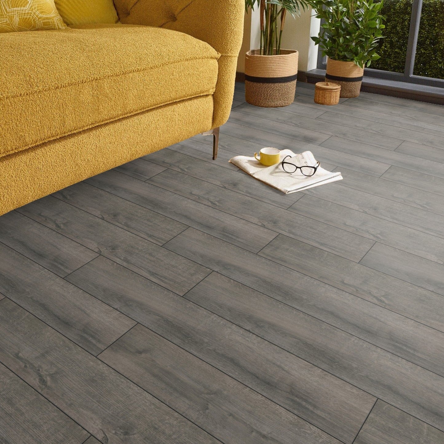 STEP Click XL Prague Grey 12mm AC5 Laminate Flooring