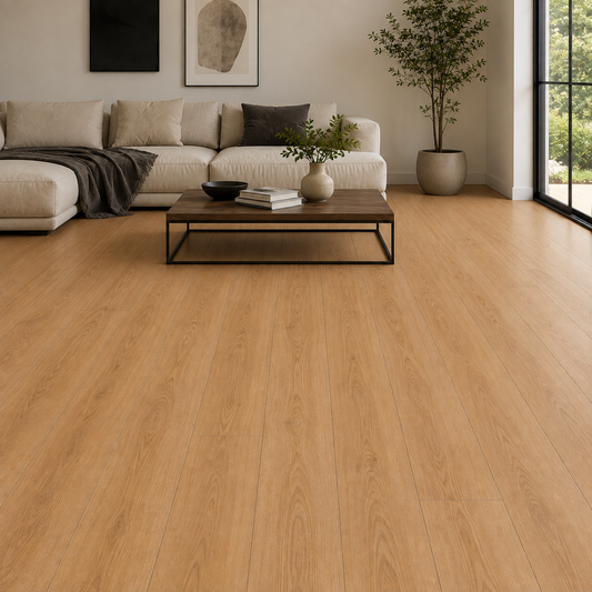 Deep Oak STEP Click XL 12mm AC5 Waterproof Laminate Flooring