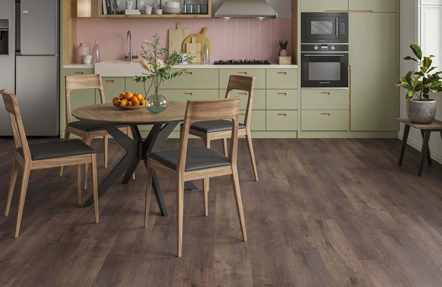 Waterproof Alba Whisper Oak 2mm Glue Down LVT