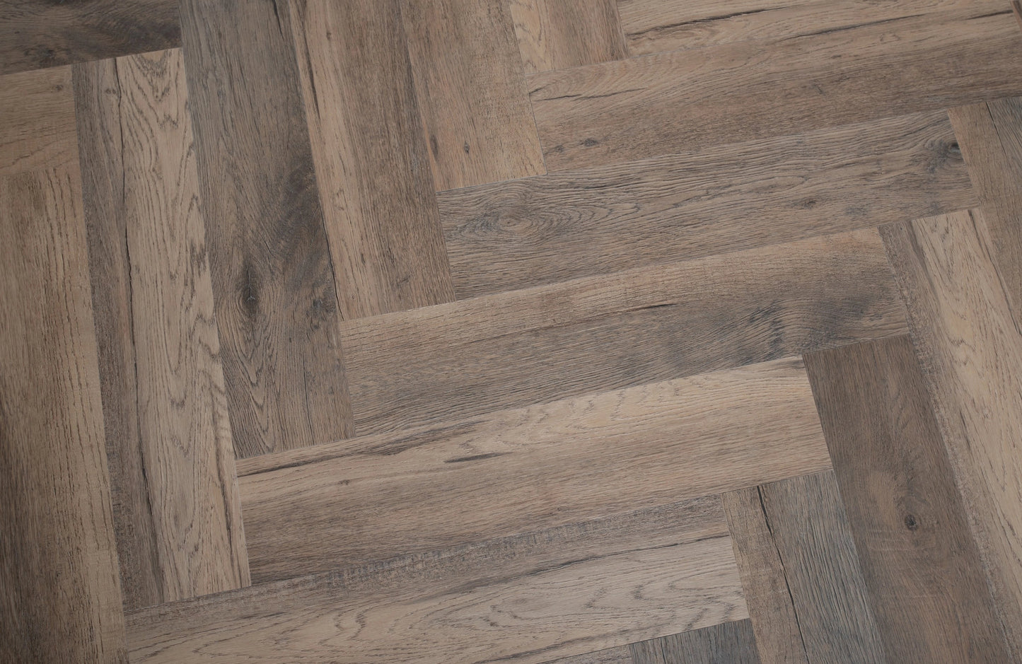 Heritage Portland Oak 6.5mm Click Herringbone SPC LVT Waterproof  Flooring