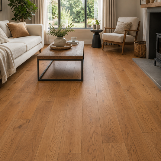 Cushendun Oak 14mm Brushed & Oiled Engineered Wood Flooring