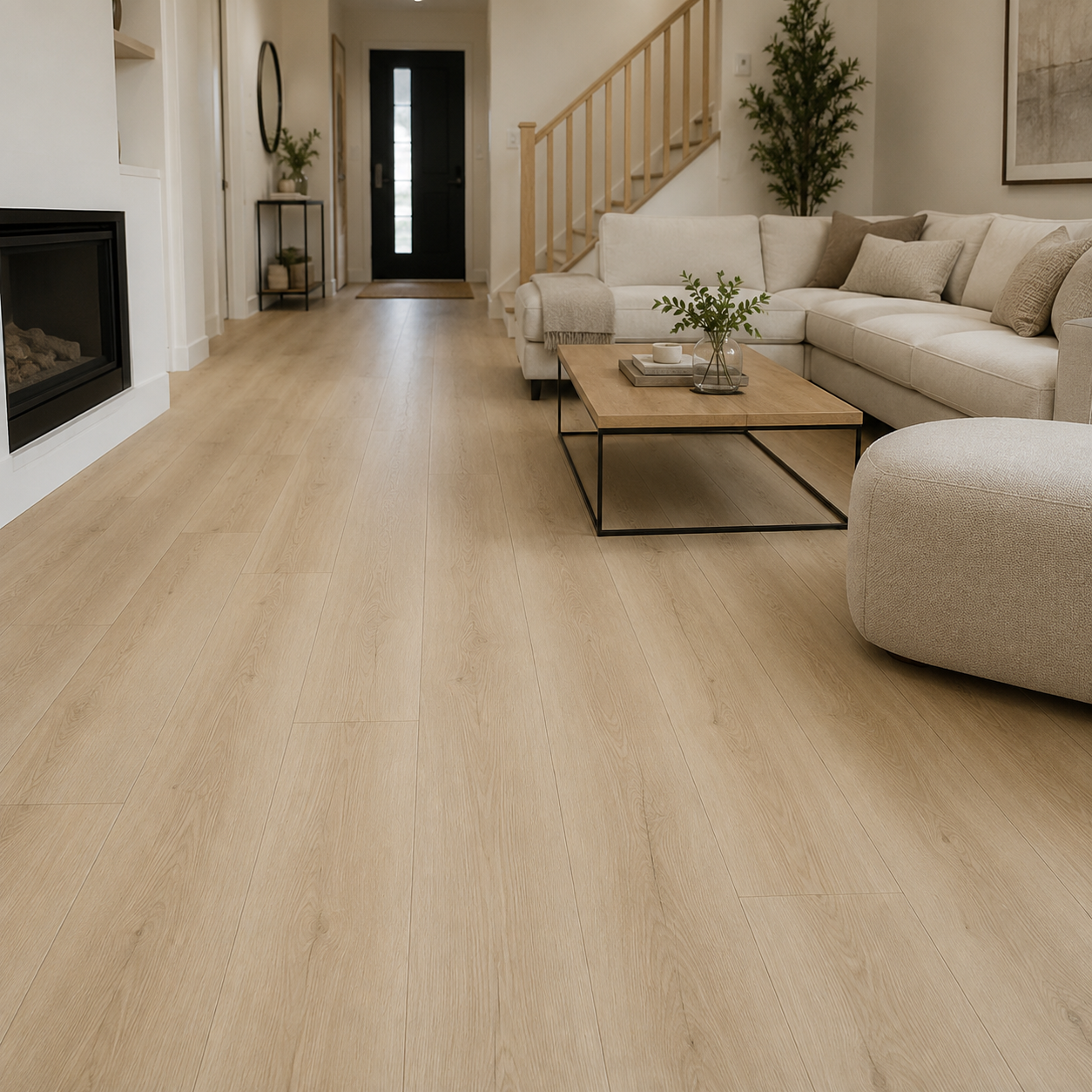 Waterproof Prime Pearl Oak SPC LVT Click Luxury Vinyl Tile Flooring