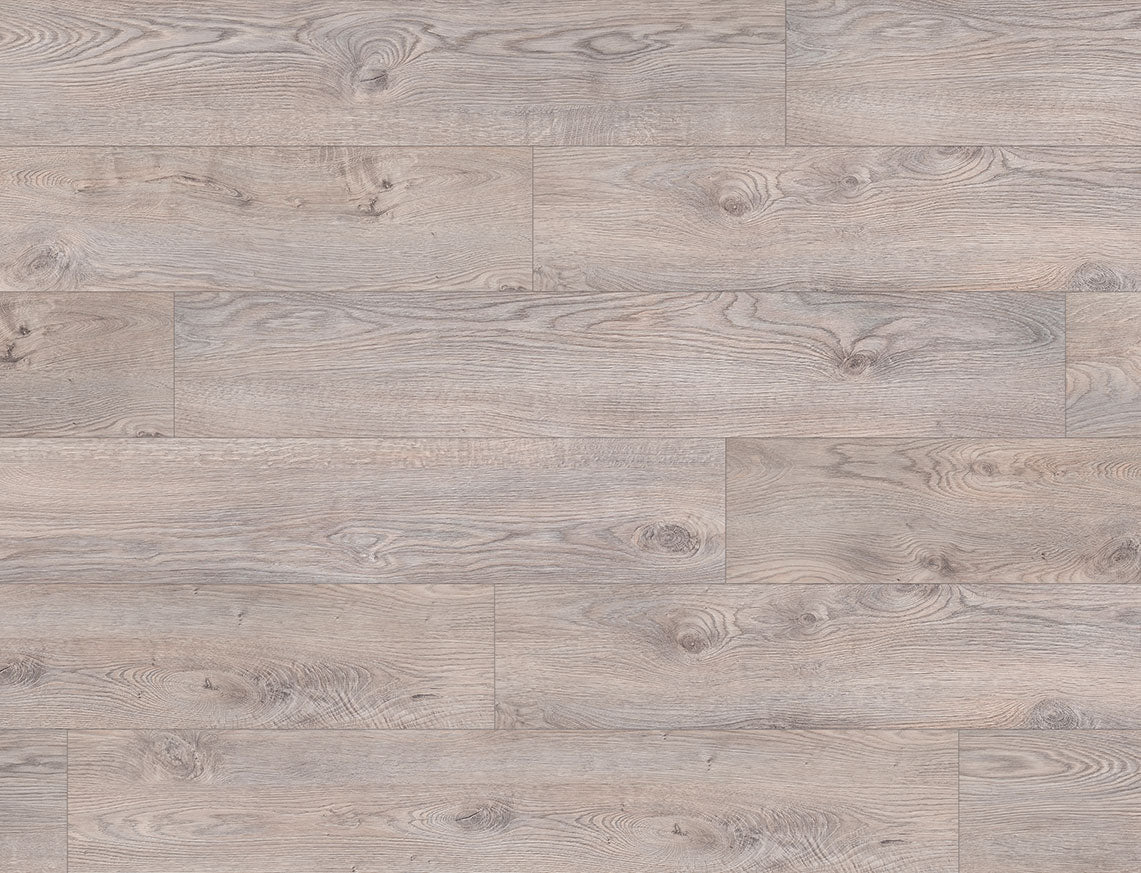 Cool Beige Oak AGT Effect 12mm Laminate Flooring Thalen