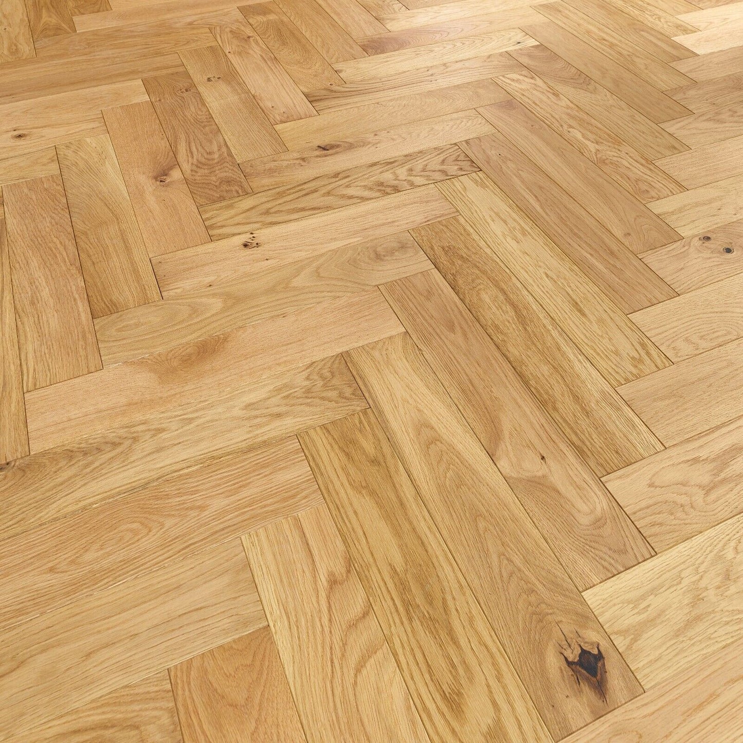 Holloway Pearl Oak 15mm Herringbone Engineered Wood Flooring