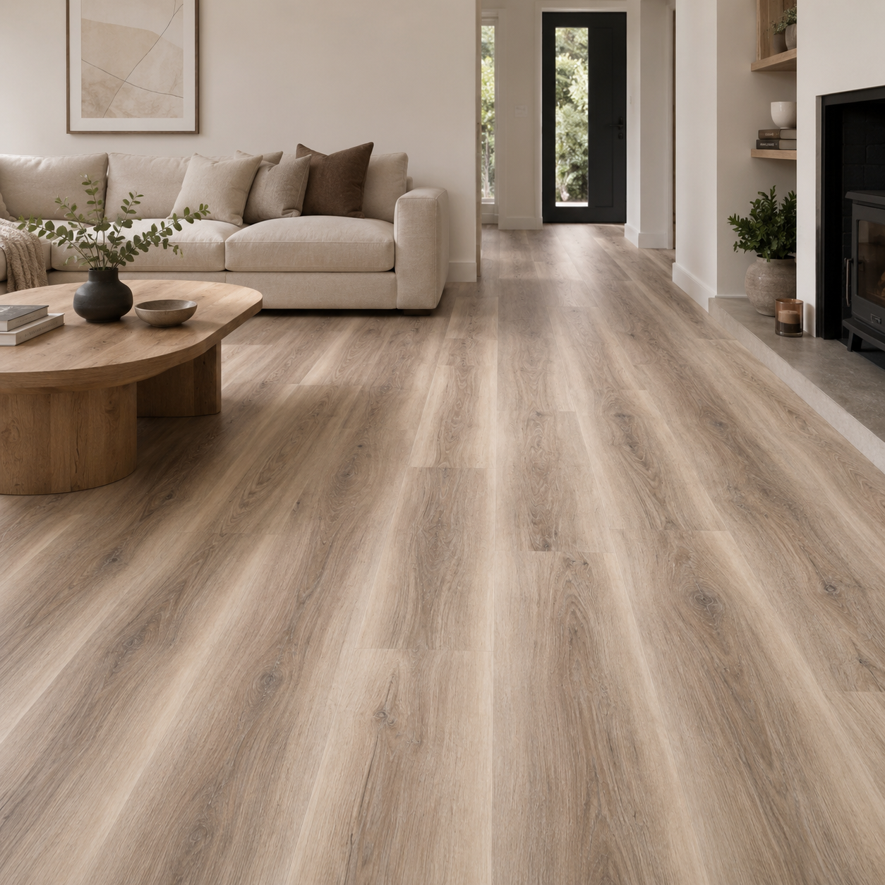 Regency Richmond Oak 6.5mm Straight Plank LVT Flooring SPC Rigid Core
