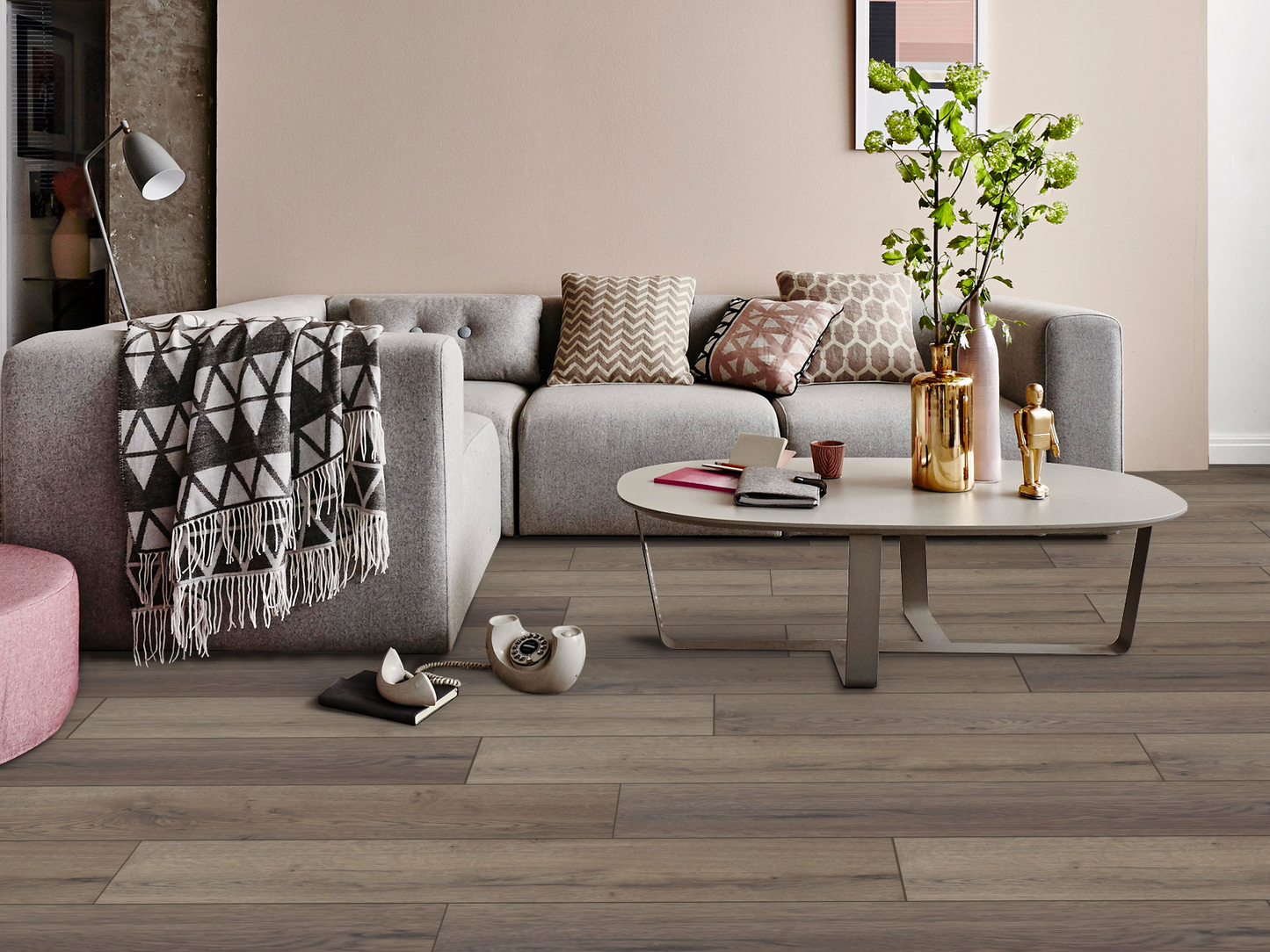 Modern Hickory 8mm Laminate Flooring