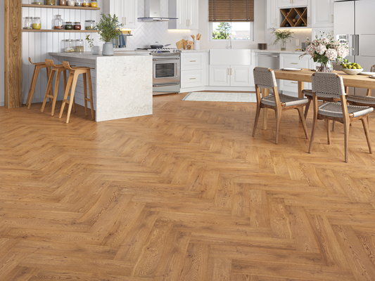 Holloway Ember Oak 15mm Herringbone Engineered Wood Flooring