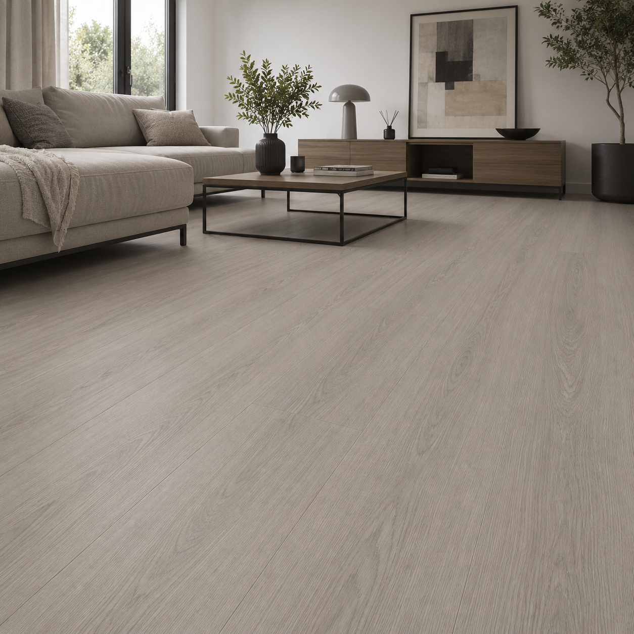 Waterproof Prime Havana Grey Oak SPC LVT Click Luxury Vinyl Tile Flooring