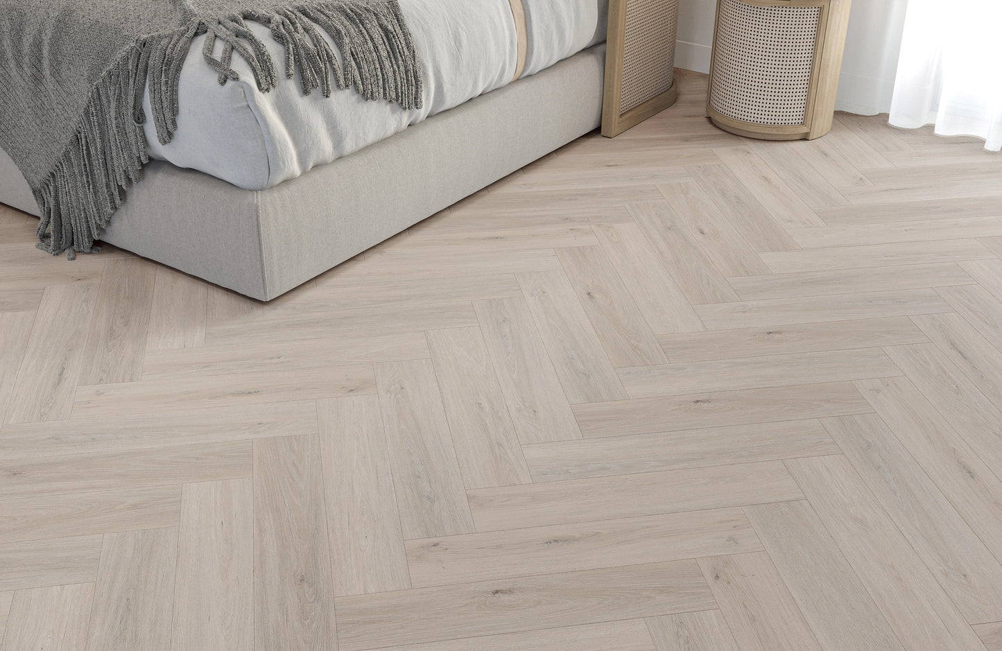 Fairford Oak Herringbone LVT Rigid Core SPC Click Luxury Vinyl Tile Flooring