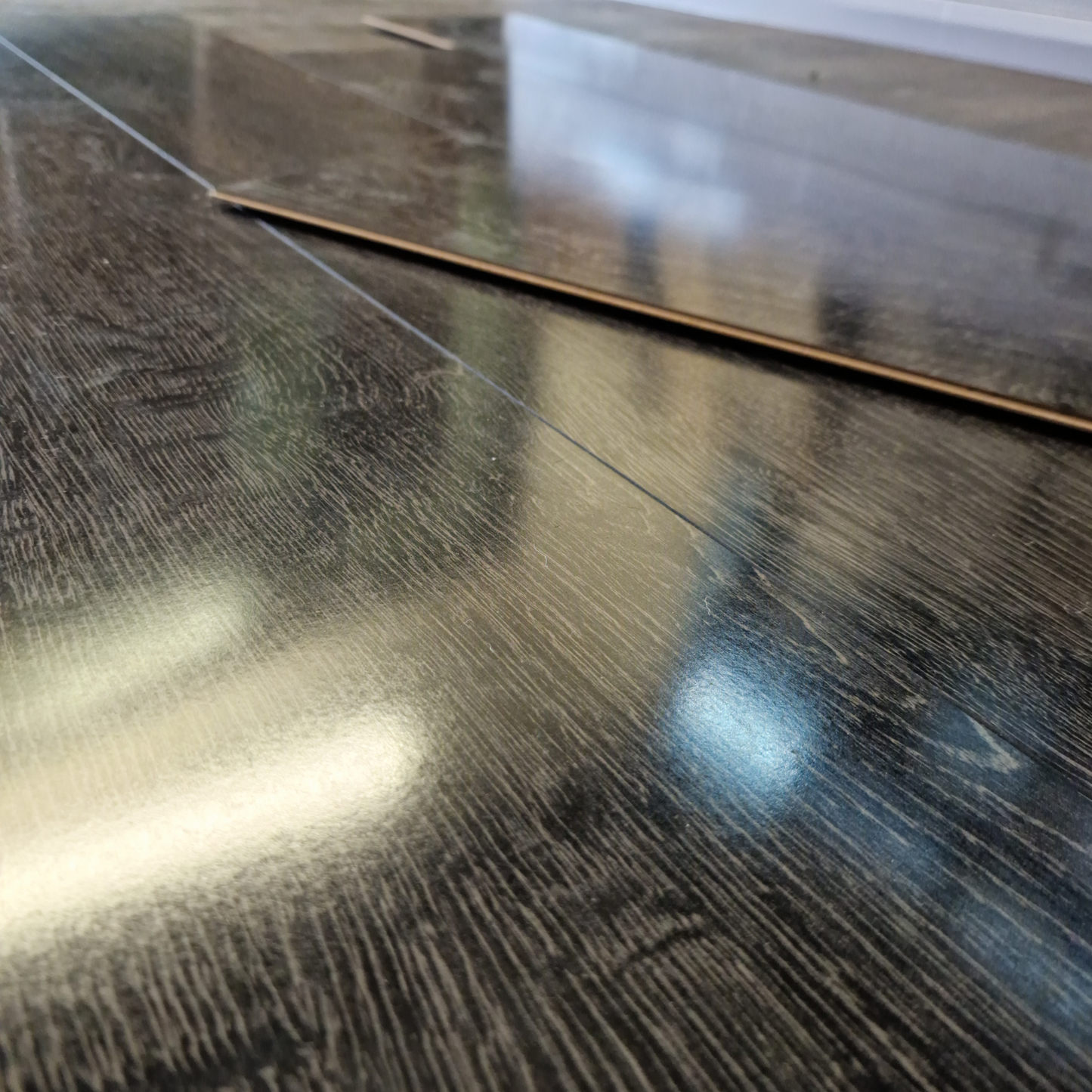 High Gloss Black Granite 8mm Laminate Flooring