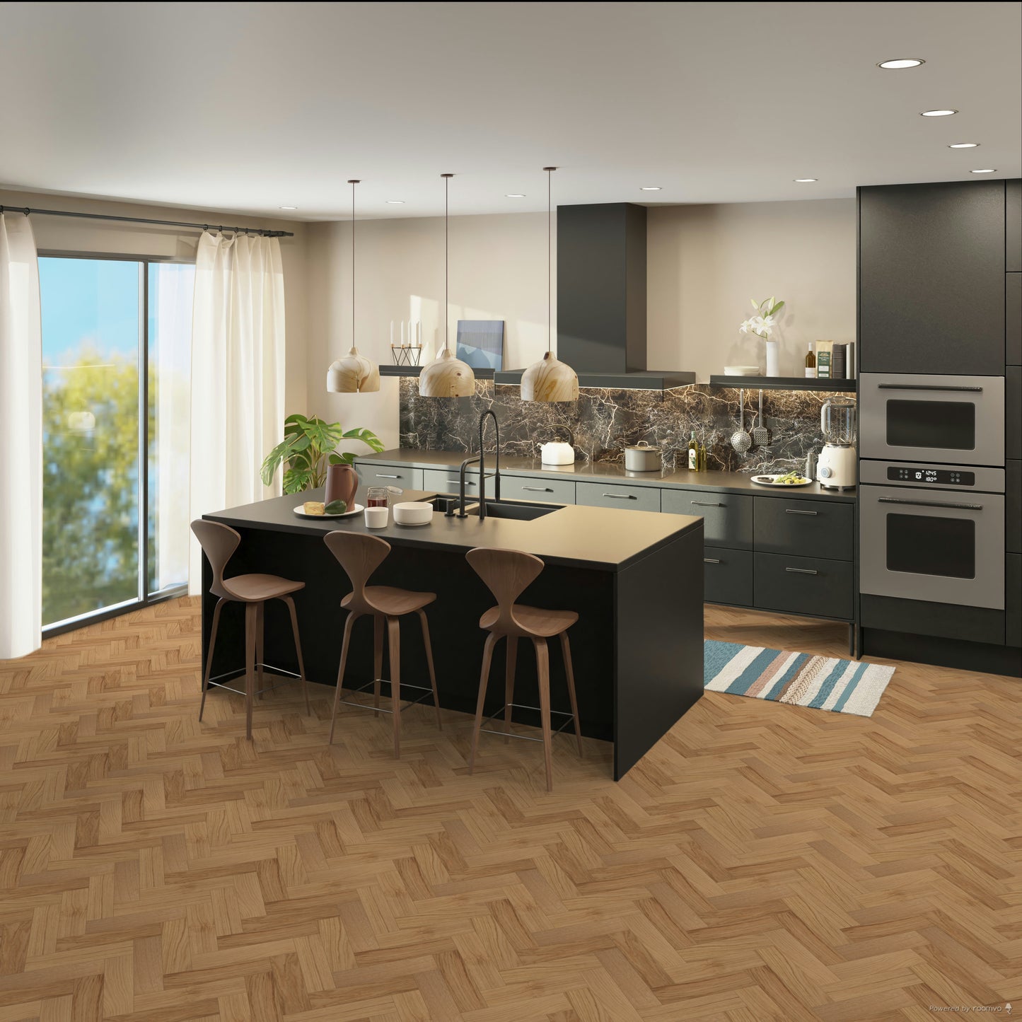 Verona Everwood Herringbone Oak Engineered Wood Flooring