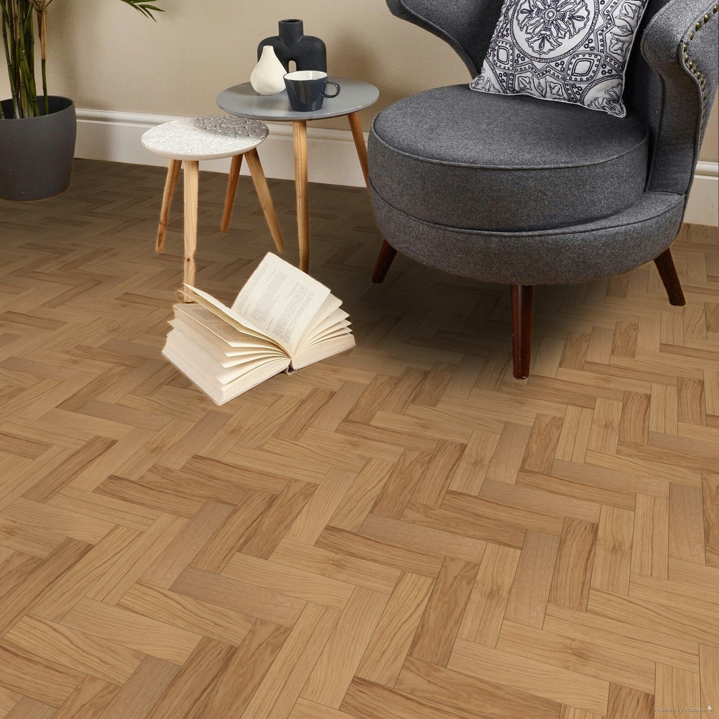 Verona Everwood Herringbone Oak Engineered Wood Flooring