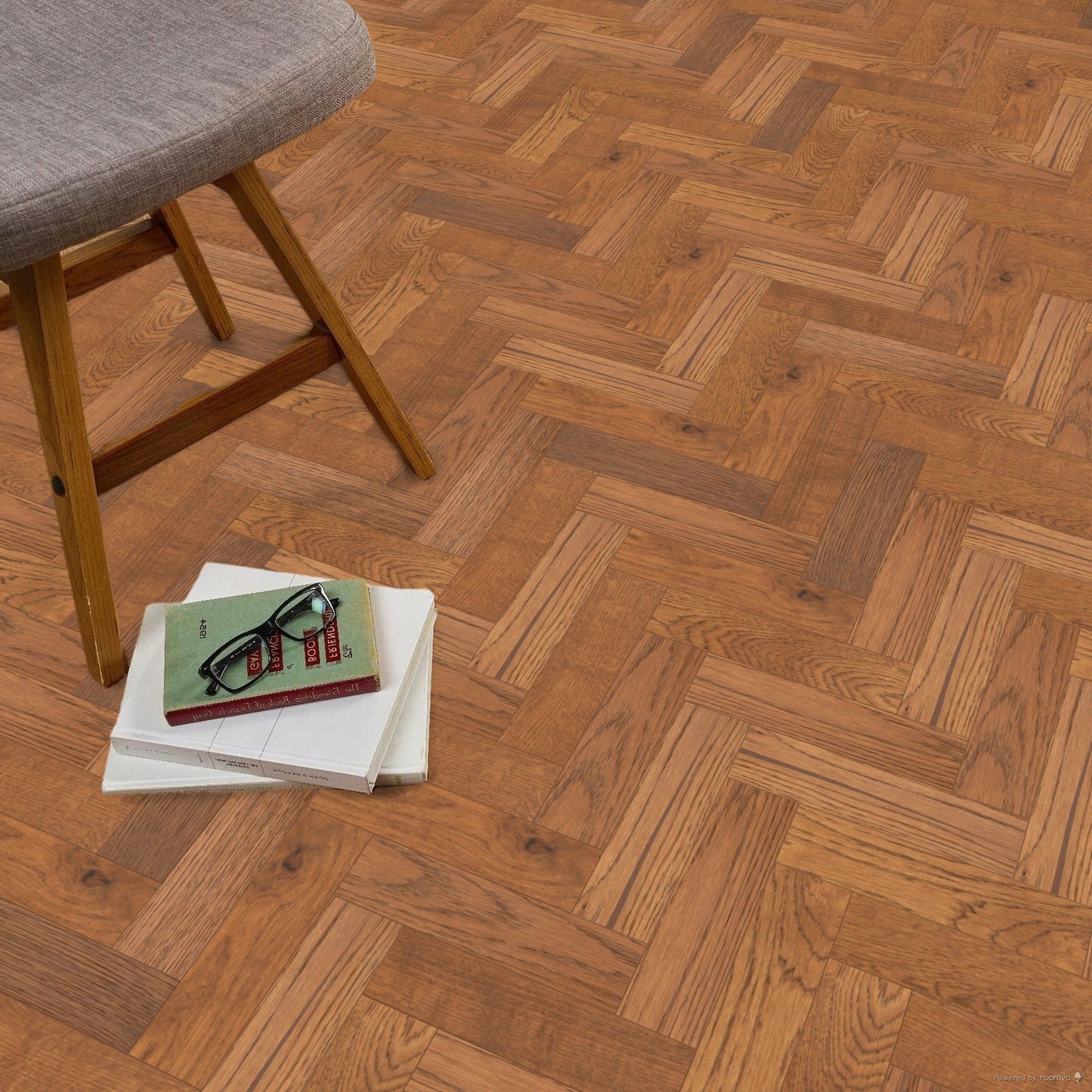 Verona Amberwood Herringbone Oak Engineered Wood Flooring