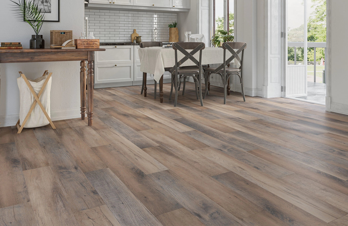 Regency Chatham Oak 6.5mm Straight Plank LVT Flooring SPC Rigid Core