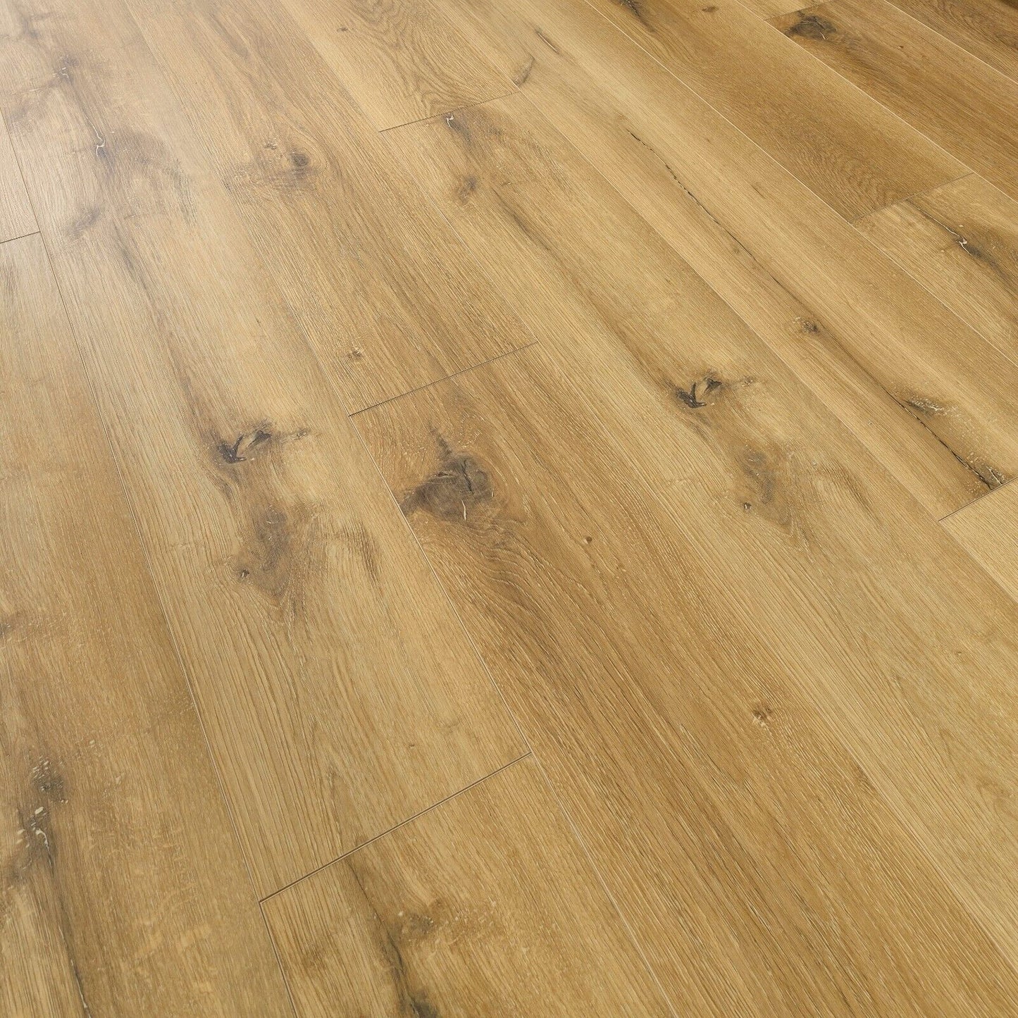 Waterproof Natural Oak Plank LVT Rigid Core SPC Click Luxury Vinyl Tile Flooring