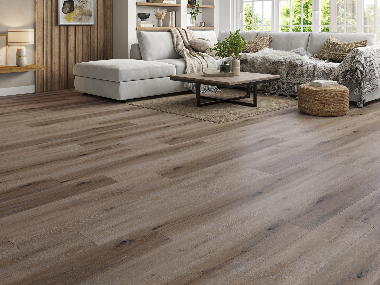 Regency Fairfax Oak 6.5mm Straight Plank LVT Flooring SPC Rigid Core