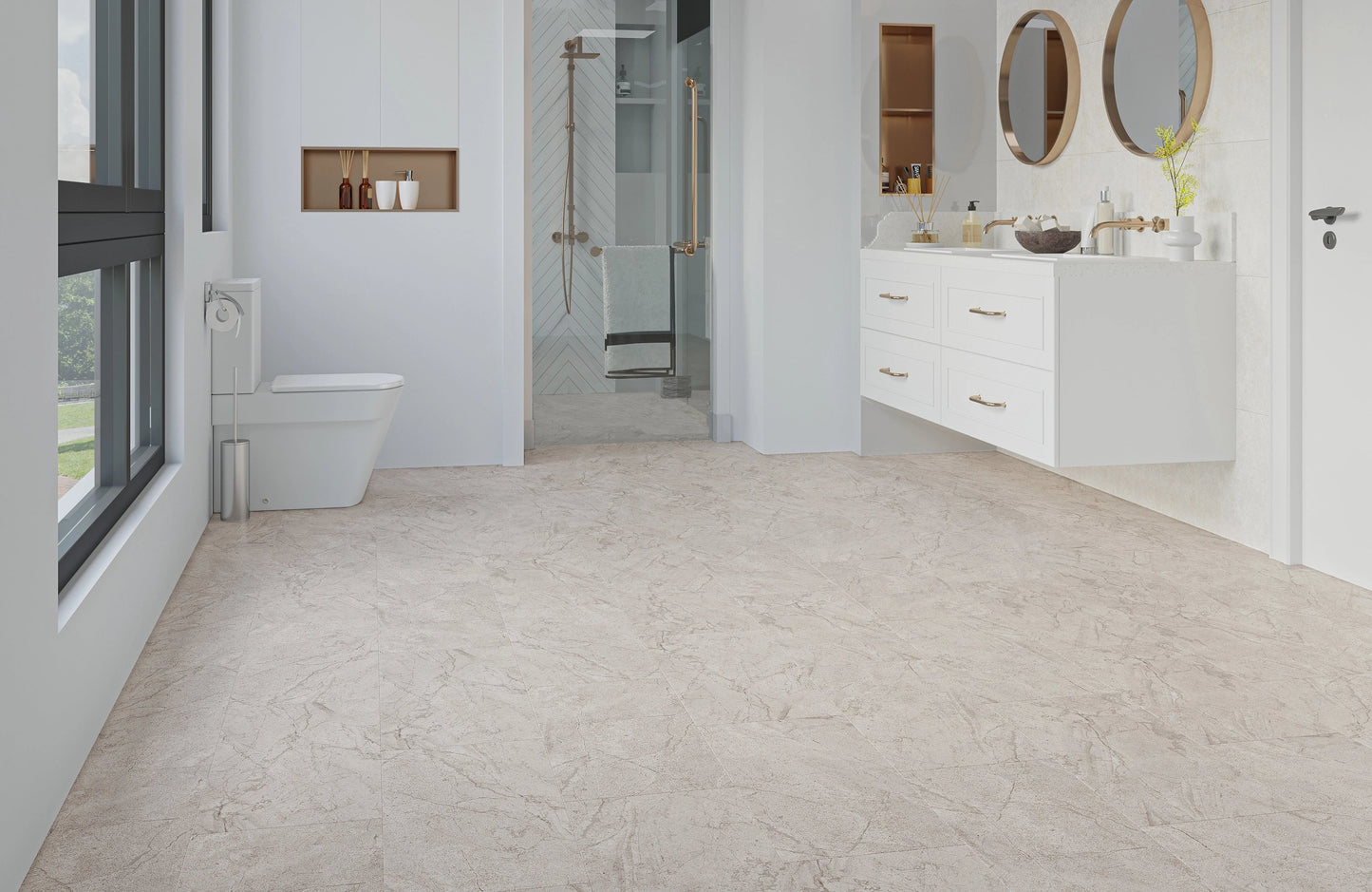 Endura Chester 6.5mm SPC Rigid Core Luxury Vinyl Tile LVT Click Flooring