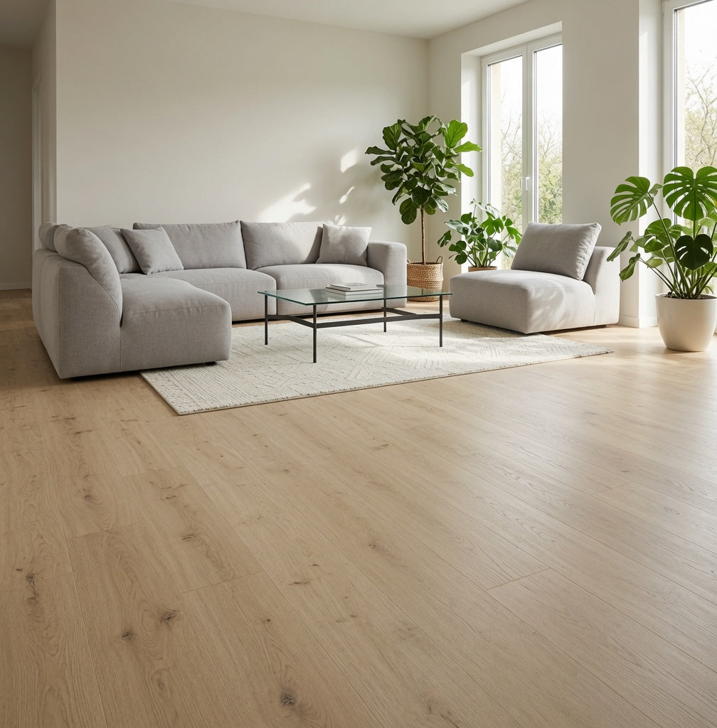 Waterproof Prime Pearl Oak SPC LVT Click Luxury Vinyl Tile Flooring